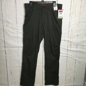 Wrangler Mens Performance Pant Outdoor Green 34 X 32 NWT